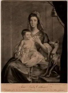Jane Hamilton, esposa del IX Lord Cathcart, y su hija Jane, futura duquesa de Atholl - Joshua Reynolds