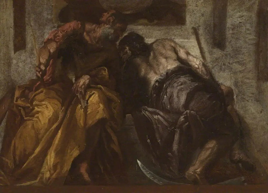 Janus y Saturno (copia de Paulo Véronèse) - Paul Véronèse
