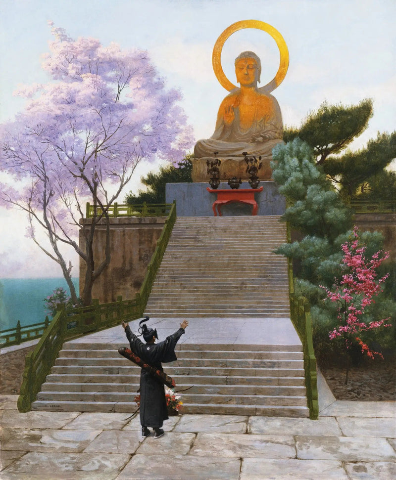 Japonés implorando a una deidad - Jean-Léon Gérôme