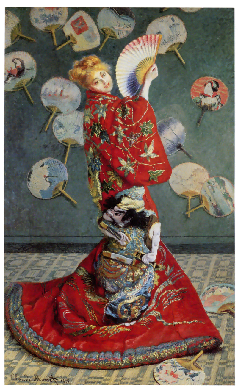 Los japoneses, Camille Monet W387 - Claude Monet