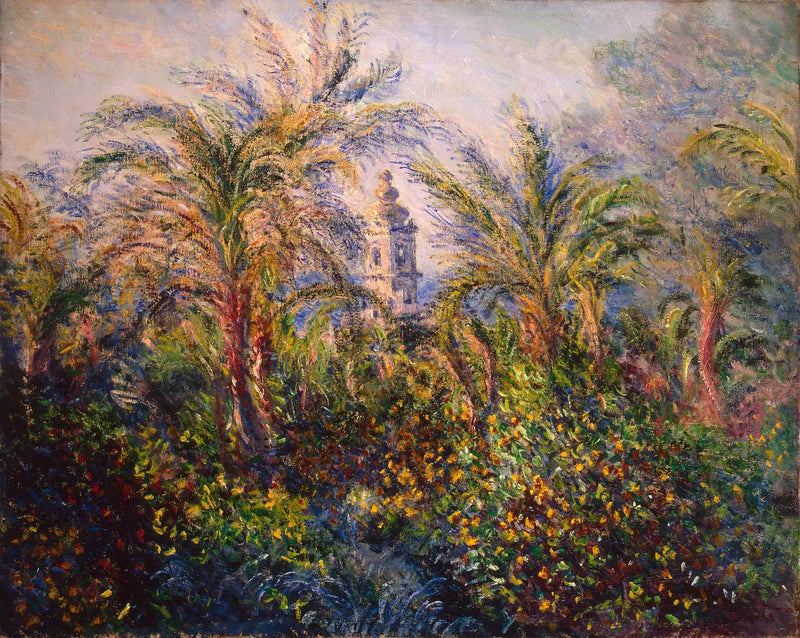 Jardín en Bordighera - Claude Monet