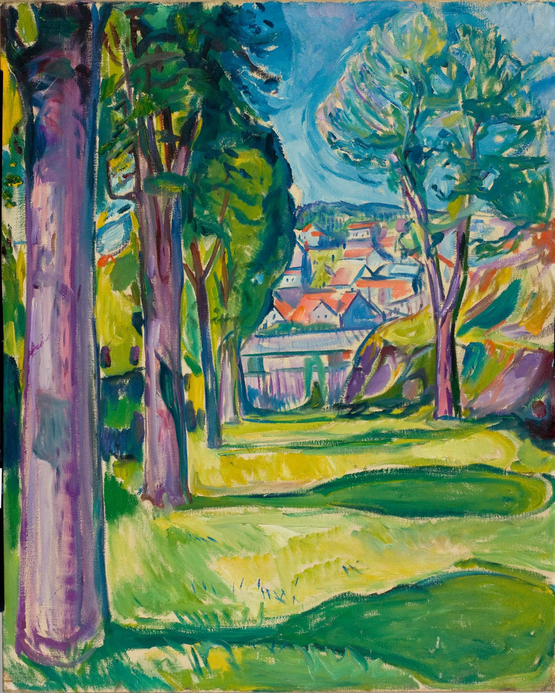 jardín en Kragerø - Edvard Munch