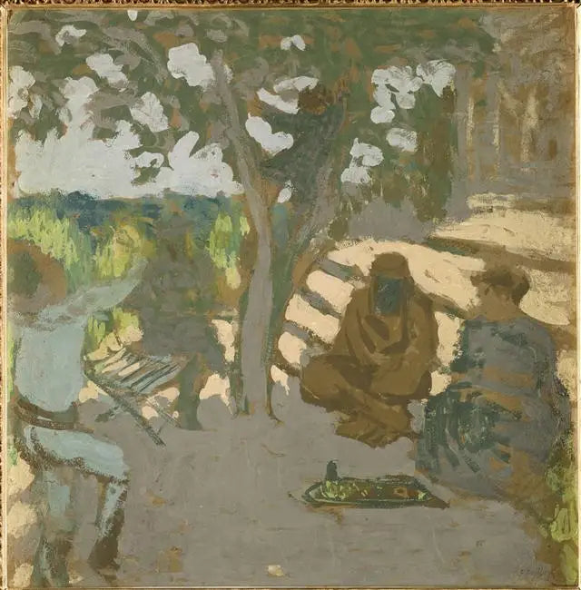 Jardín en Étang-la-Ville - Édouard Vuillard