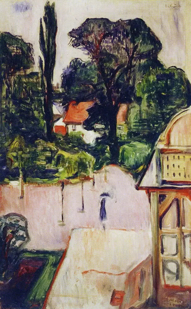 jardín en Taarbæk - Edvard Munch
