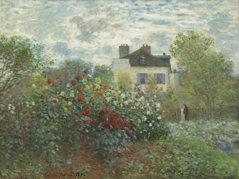El jardín del artista en Argenteuil W286 - Claude Monet