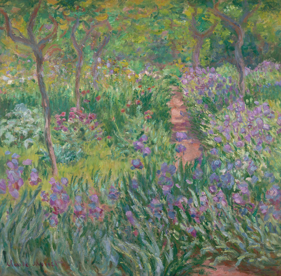 El jardín del artista en Giverny - Claude Monet
