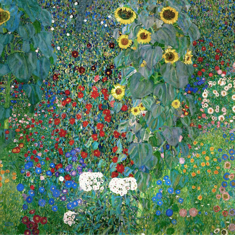 Jardín de girasoles - Gustav Klimt