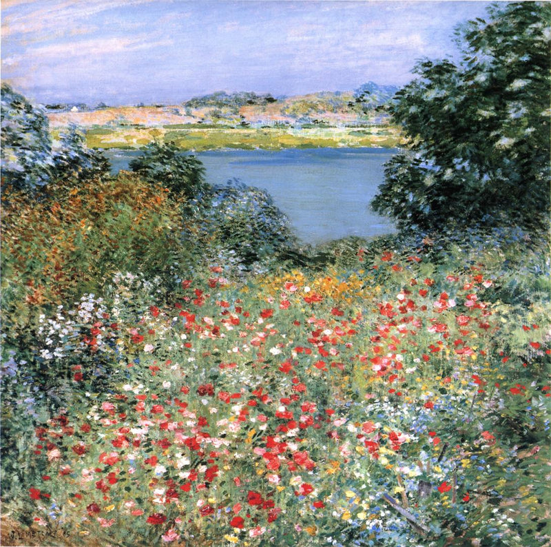 Jardín de amapolas - Willard Metcalf
