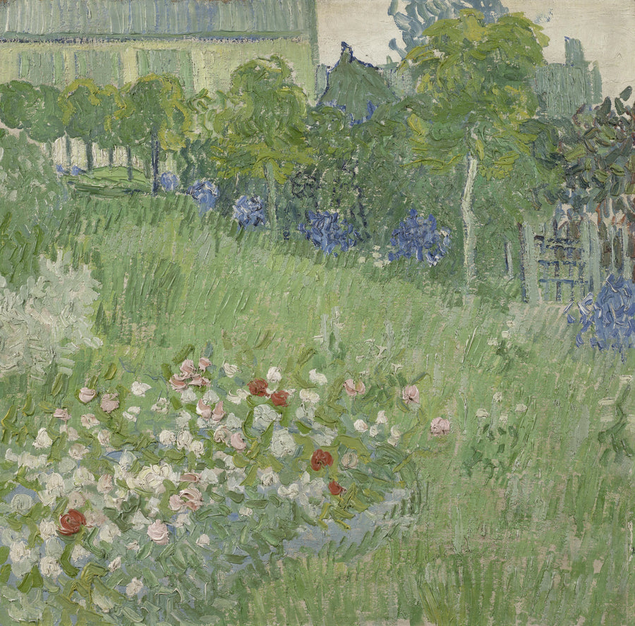 El jardín de Daubigny - Vincent van Gogh