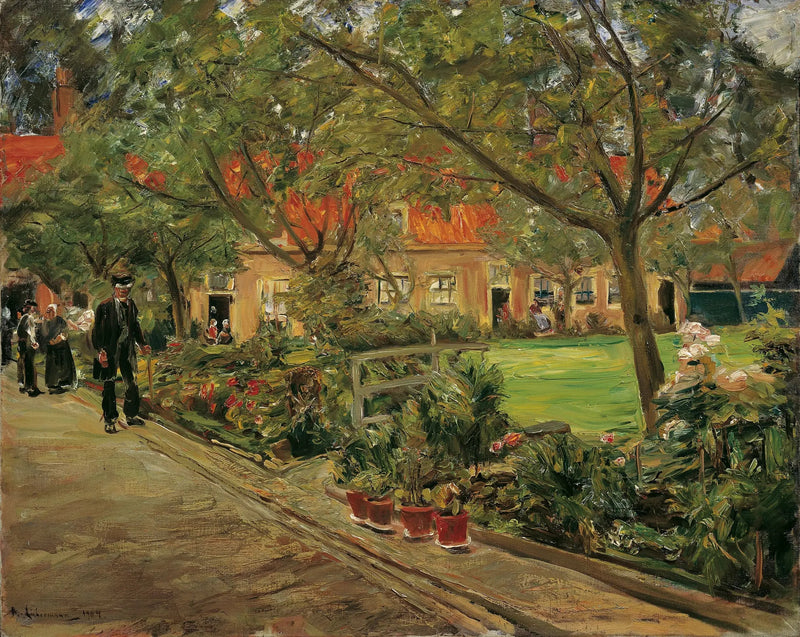 Jardín del hospital de Edam - Max Liebermann