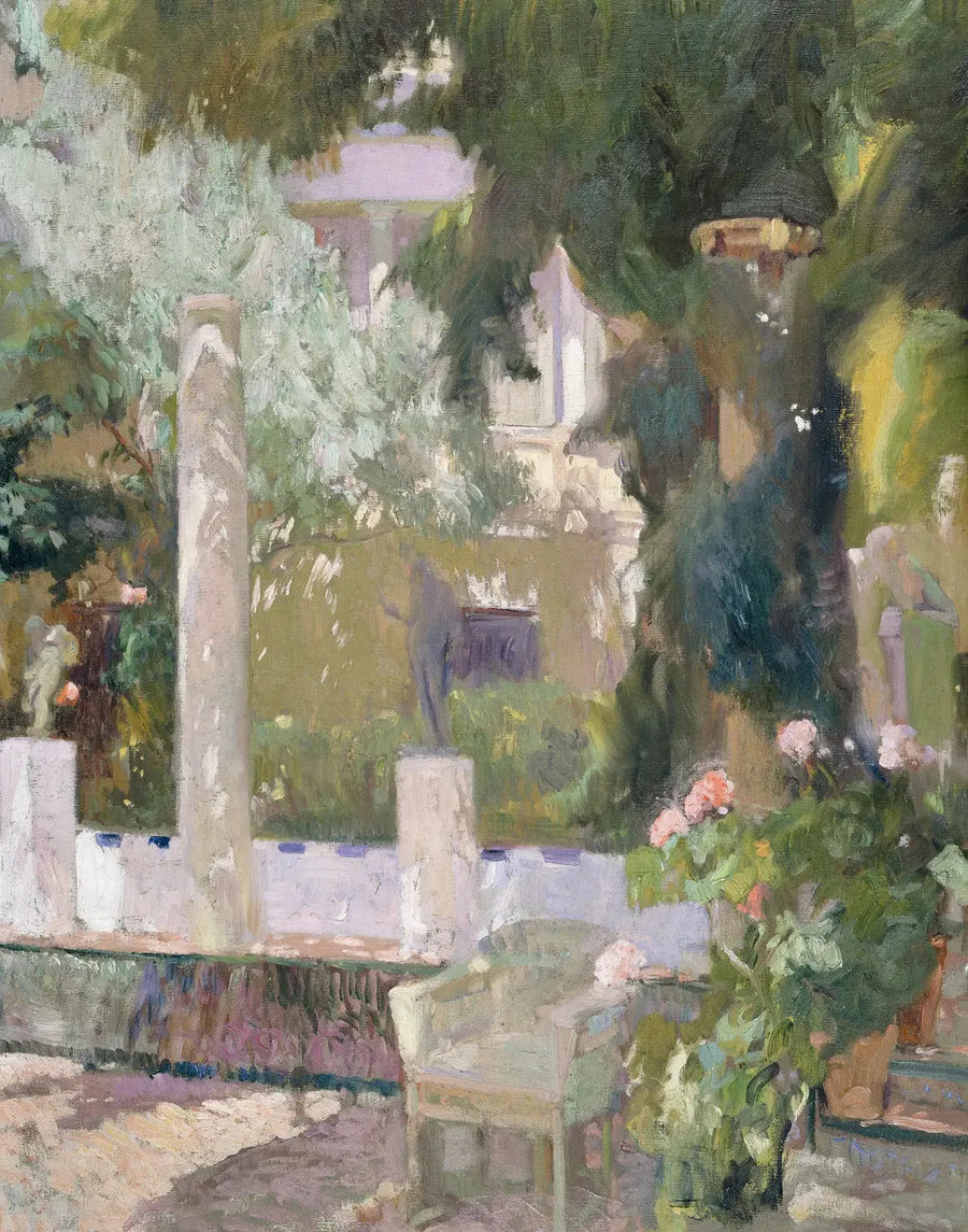 Jardín de la casa Sorolla (1920) - Joaquín Sorolla