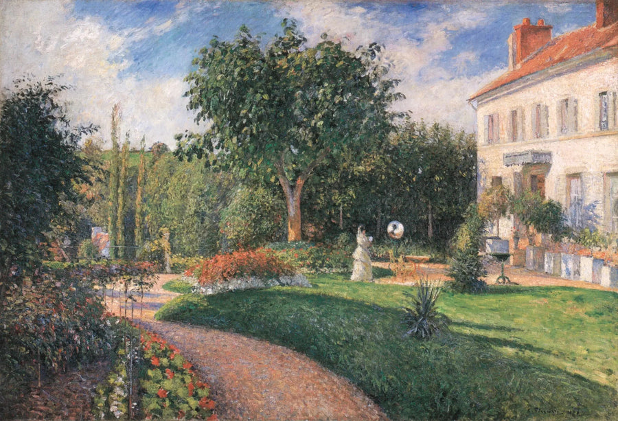 Jardín de los Mathurins, en Pontoise - Camille Pissarro