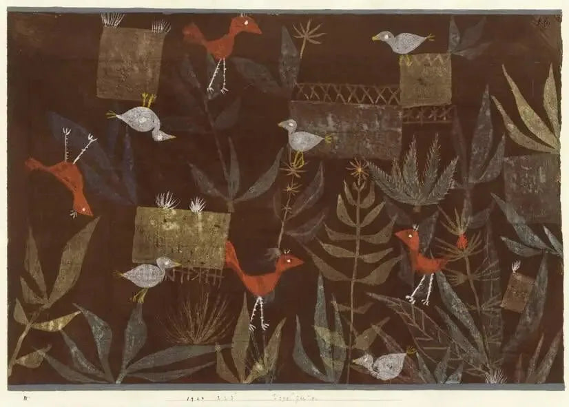 Jardín de los pájaros - Paul Klee