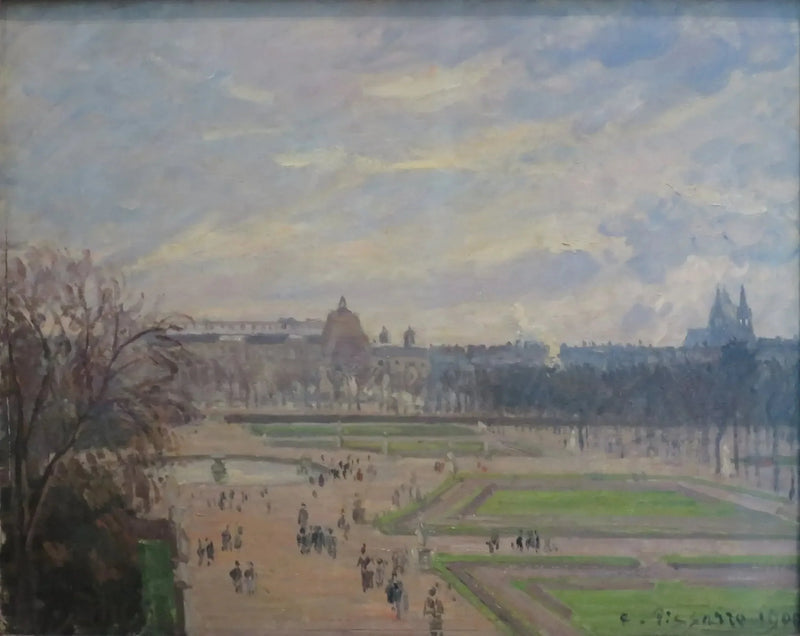 Jardín de las Tullerías, tiempo nublado y luminoso - Camille Pissarro