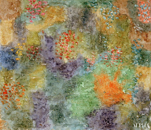 Jardin du nord en bleu - Paul Klee - Reproductions de tableaux et peintures haut de gamme