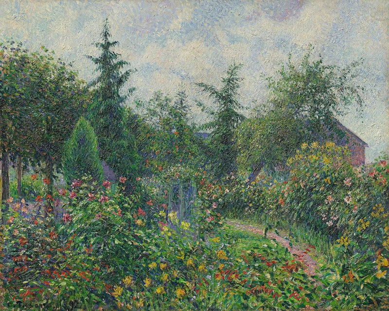 Jardín y gallinero en Octave Mirbeau, Les Damps - Camille Pissarro