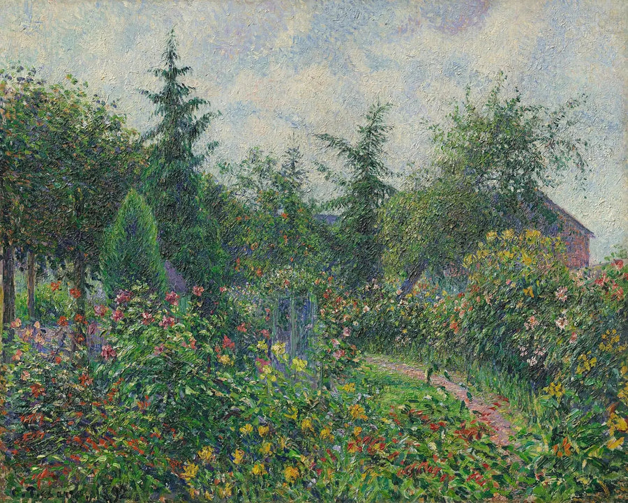 Jardín y gallinero en Octave Mirbeau, Les Damps - Camille Pissarro