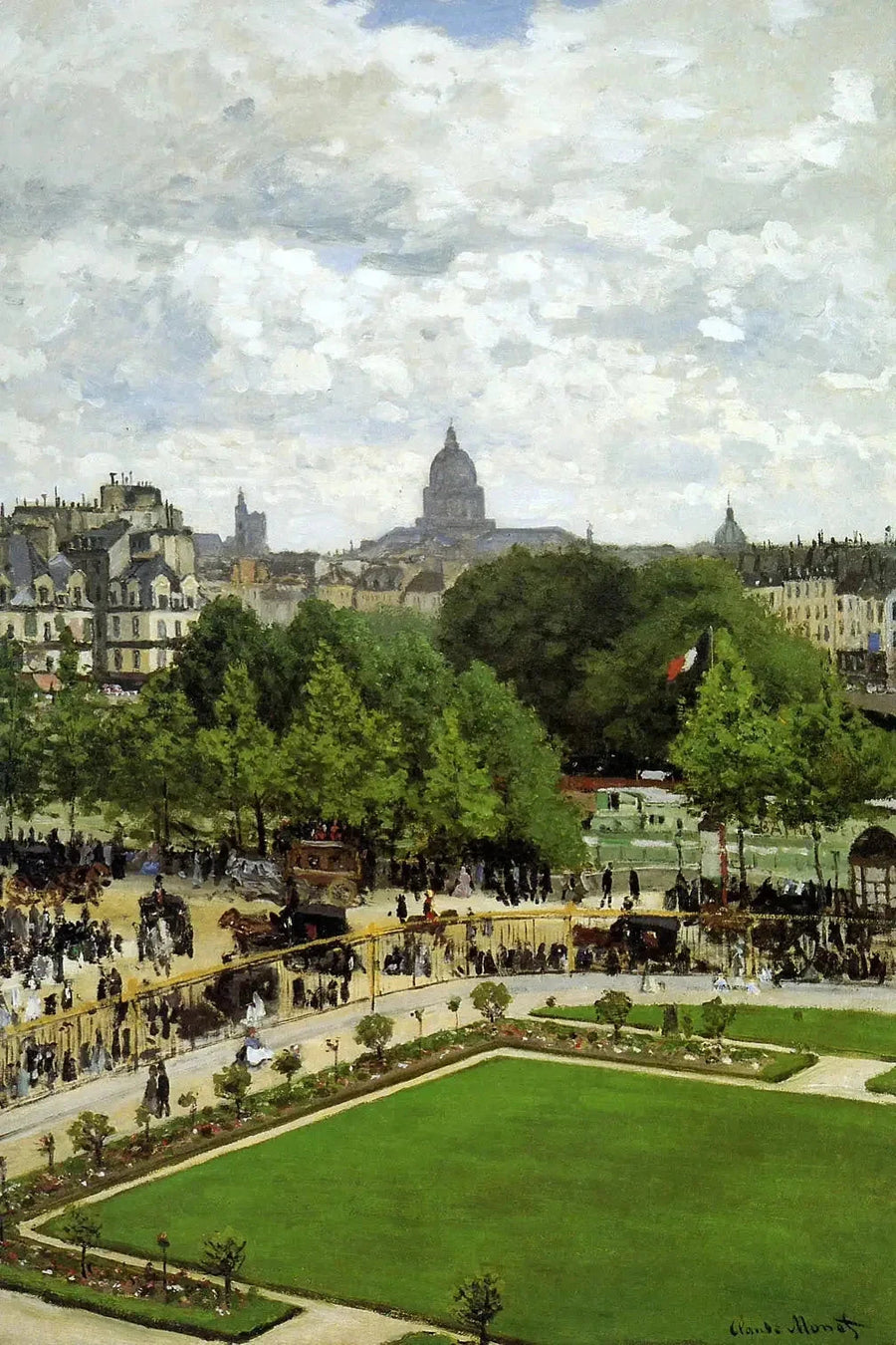 El jardín de la infanta W85 - Claude Monet