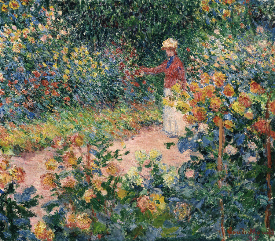 Jardín de Monet en Giverny, Bührle W1420 - Claude Monet