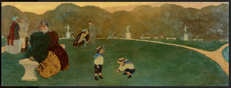 Jardín público, por la tarde - Félix Vallotton