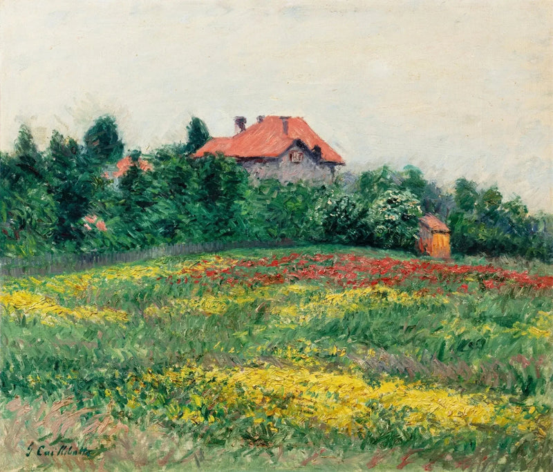 Jardín salvaje en Petit Gennevilliers - Gustave Caillebotte
