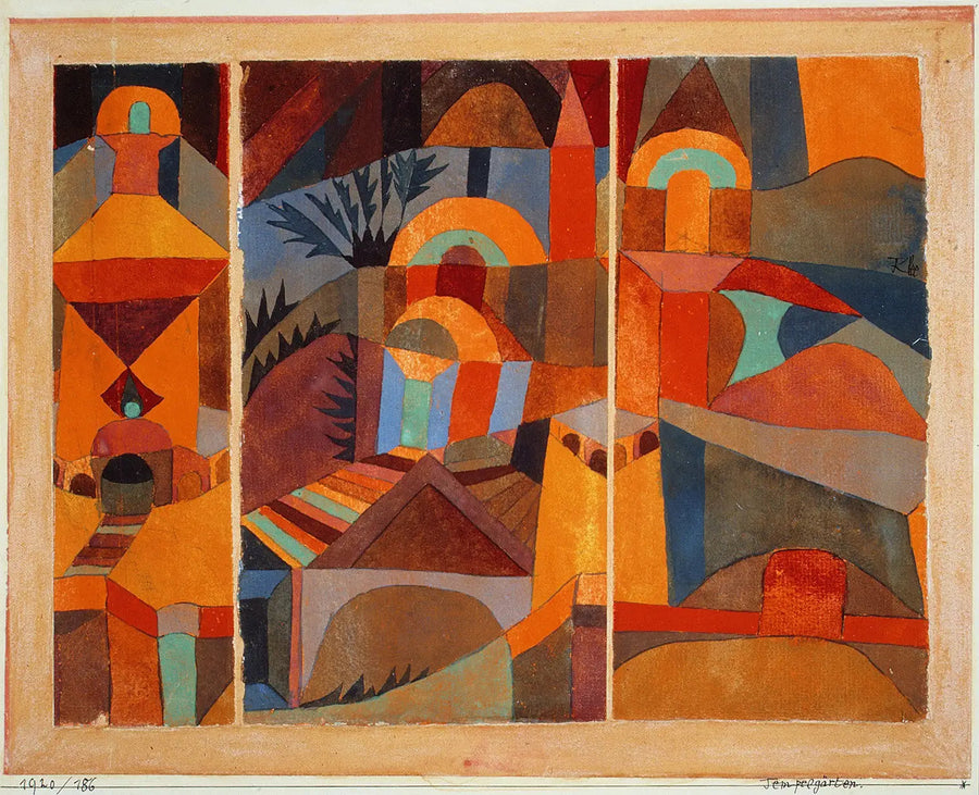 Jardines del Templo - Paul Klee