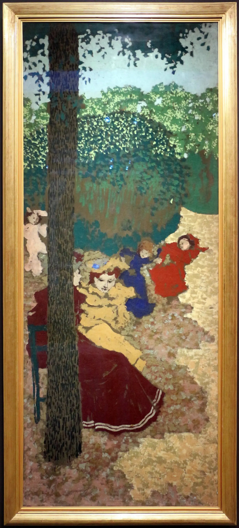 Jardines públicos: niñas jugando - Édouard Vuillard
