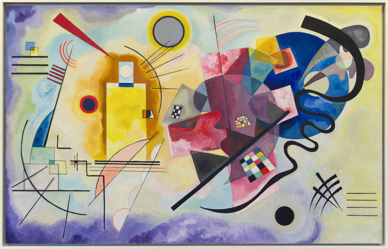 Amarillo-rojo-azul - Vassily Kandinsky