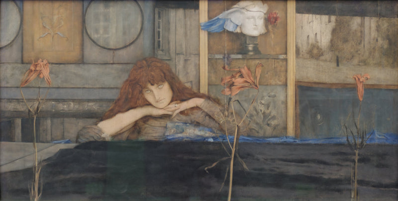 Cierro mi puerta sobre mí mismo - Fernand Khnopff