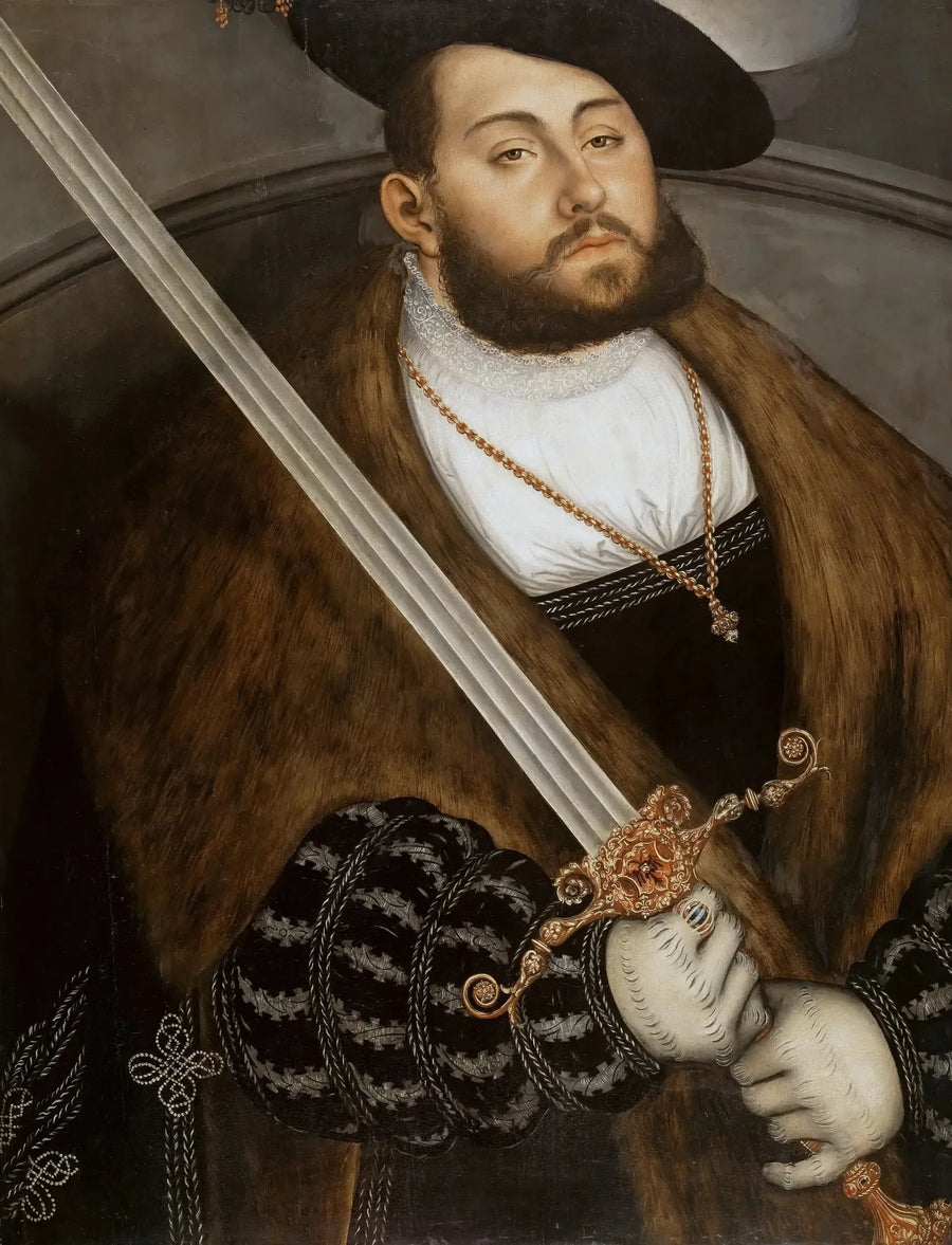 Juan Federico I el Magnánimo, elector de Sajonia - Lucas Cranach el Viejo