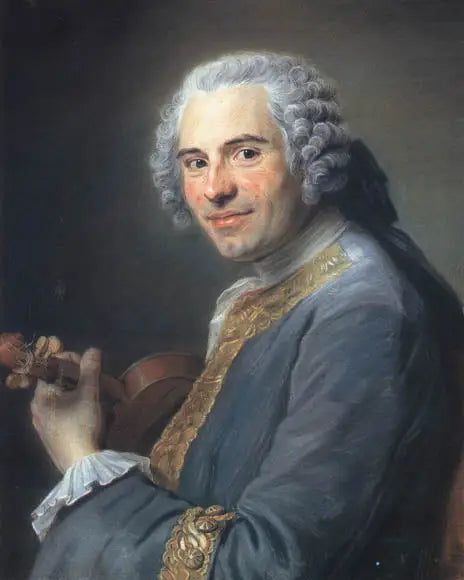 Jean-Joseph Cassanéa de Mondonville (1711-1772), violinista y compositor francés - Maurice-Quentin de La Tour