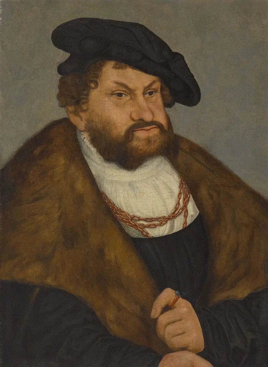 Jean le Constant, elector de Sajonia (años 1530) - Lucas Cranach el Viejo