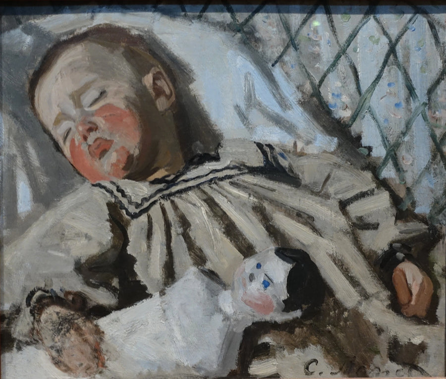 Jean Monet dormido W108 - Claude Monet