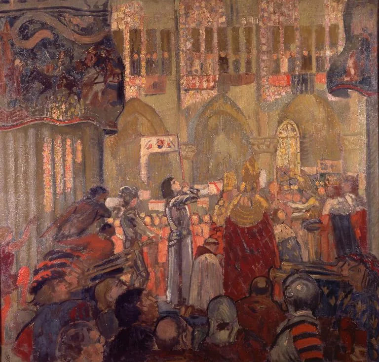 Juana de Arco en la coronación de Carlos VII - Maurice Denis