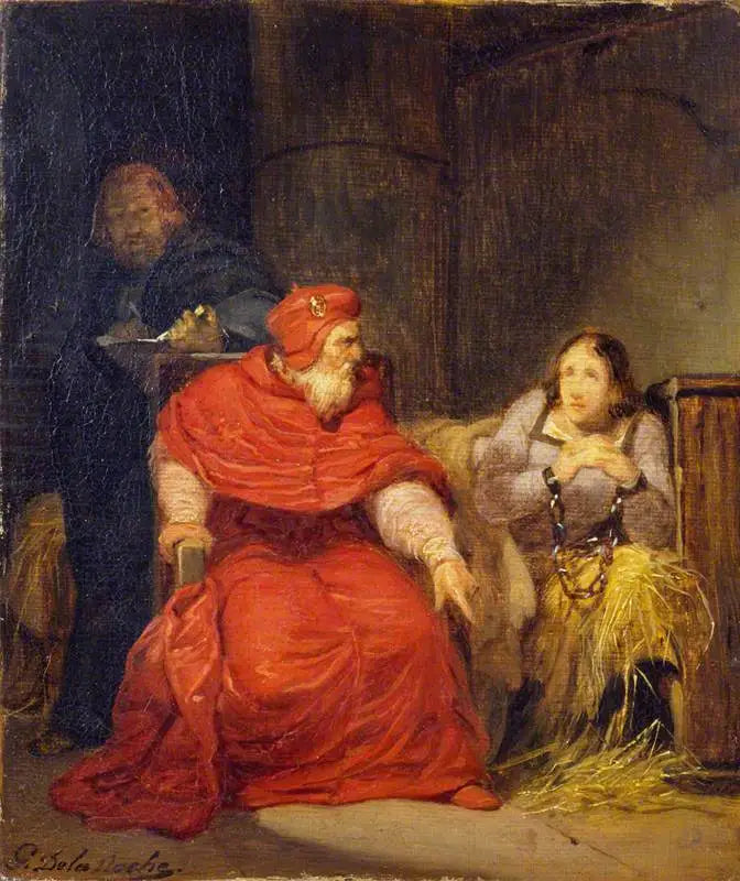 Juana de Arco en prisión - Paul Delaroche