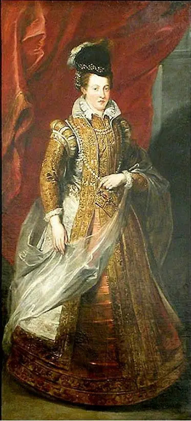Juana de Austria, gran duquesa de Toscana, madre de María de Médici - Peter Paul Rubens