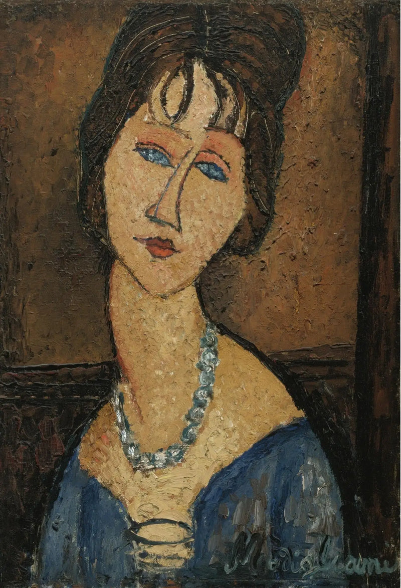 Jeanne Hébuterne con Collar - Amedeo Modigliani