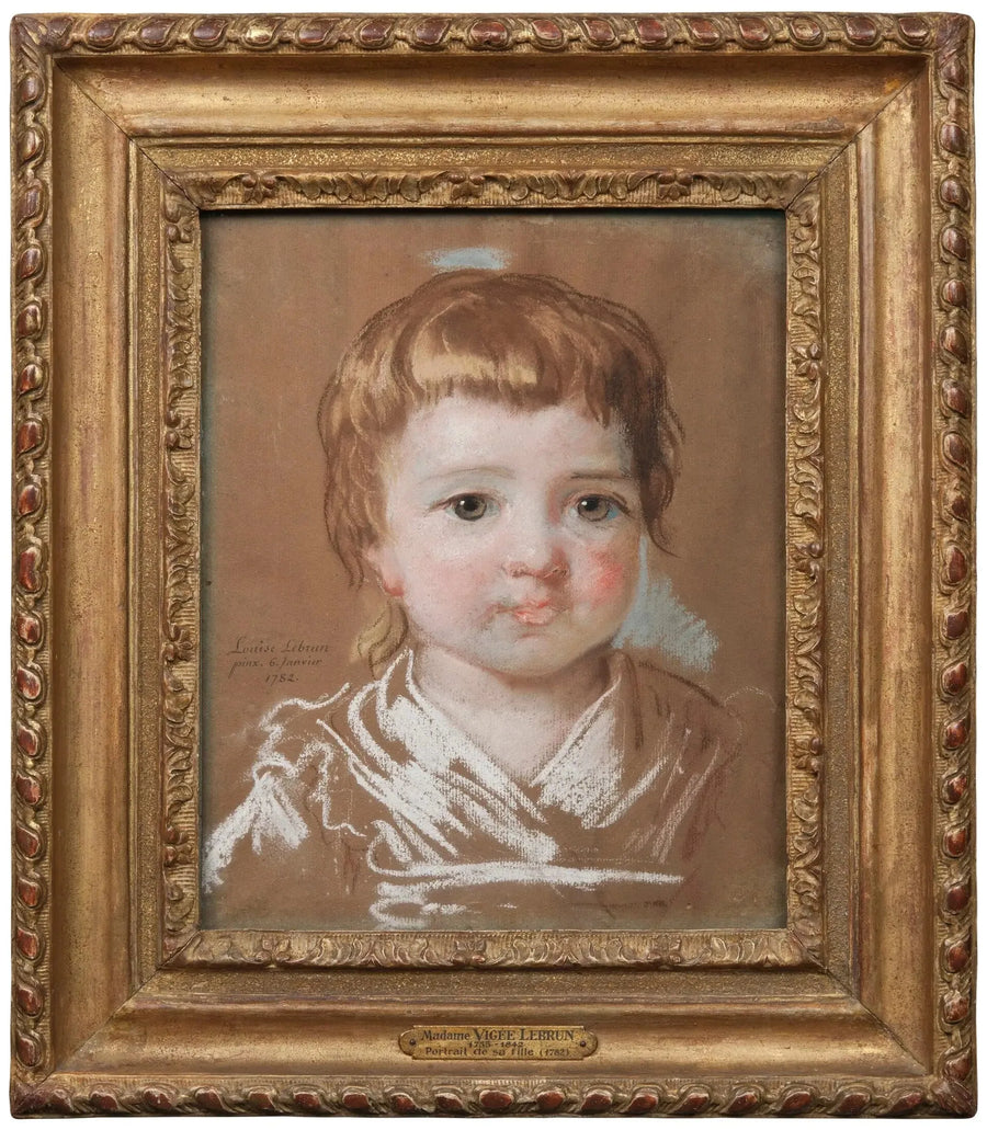 Jeanne Julie Louise Lebrun, la hija del artista, dos años - Elisabeth Vigeé Le Brun