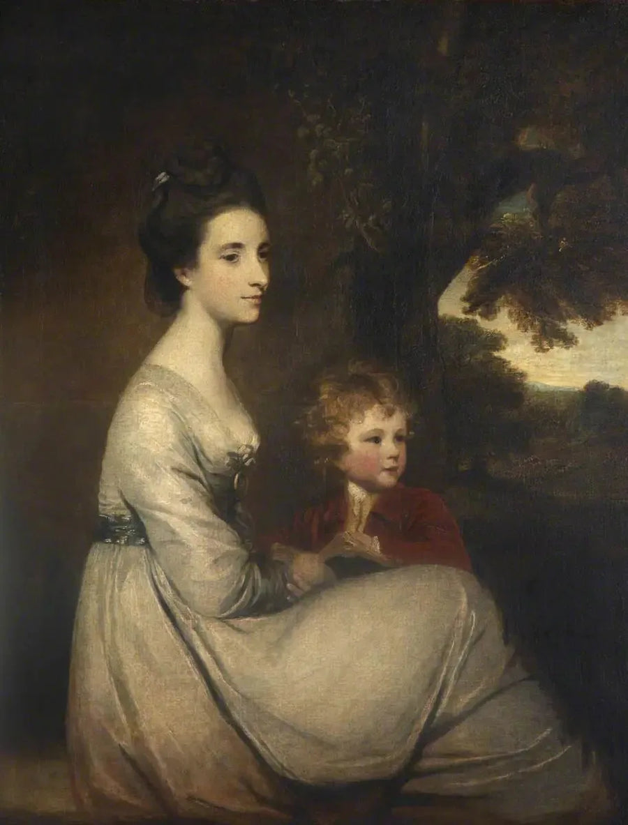 Jemima, marquesa de Cornwallis y su hijo (más tarde Lord Brome) - Joshua Reynolds