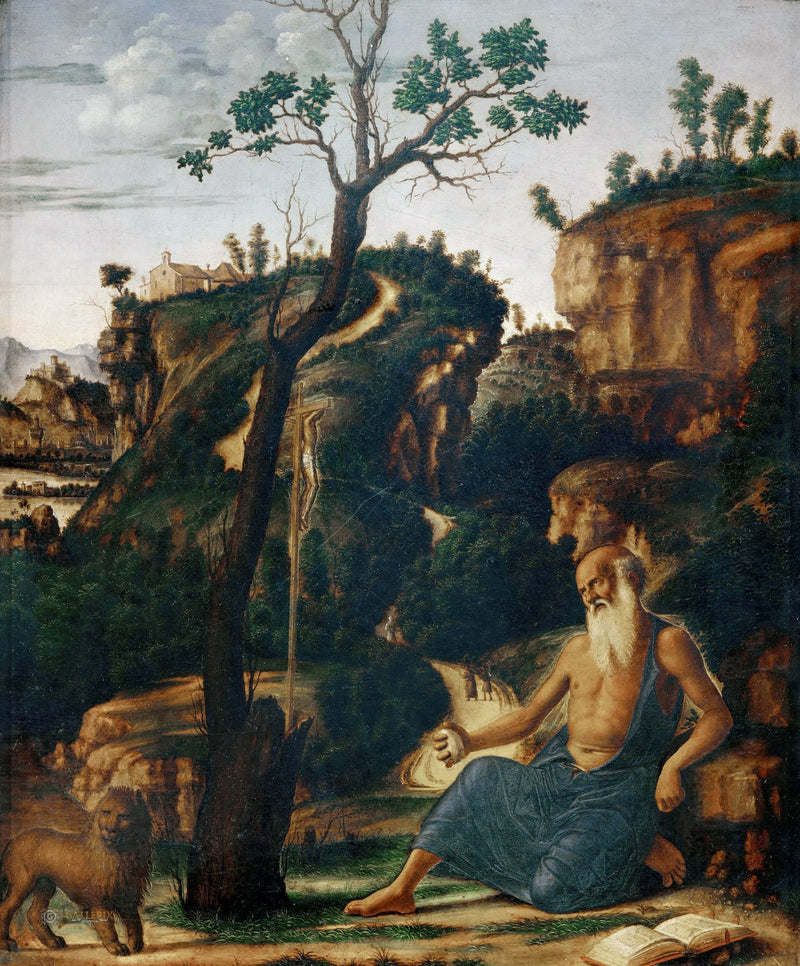 Jérôme en el desierto - Cima da Conegliano