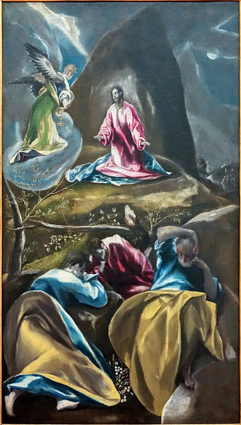 Jesús en el Huerto de los Olivos - El Greco