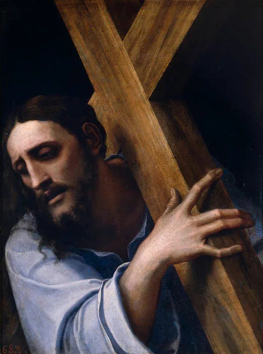Jesús Cristo llevando la Cruz - Sebastiano del Piombo