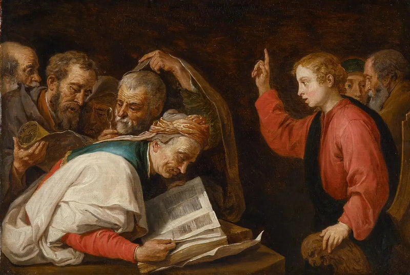 Jesús entre los doctores - David Teniers el Joven