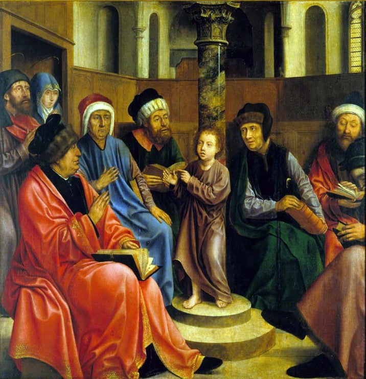 Jesús entre los doctores - Quentin Metsys