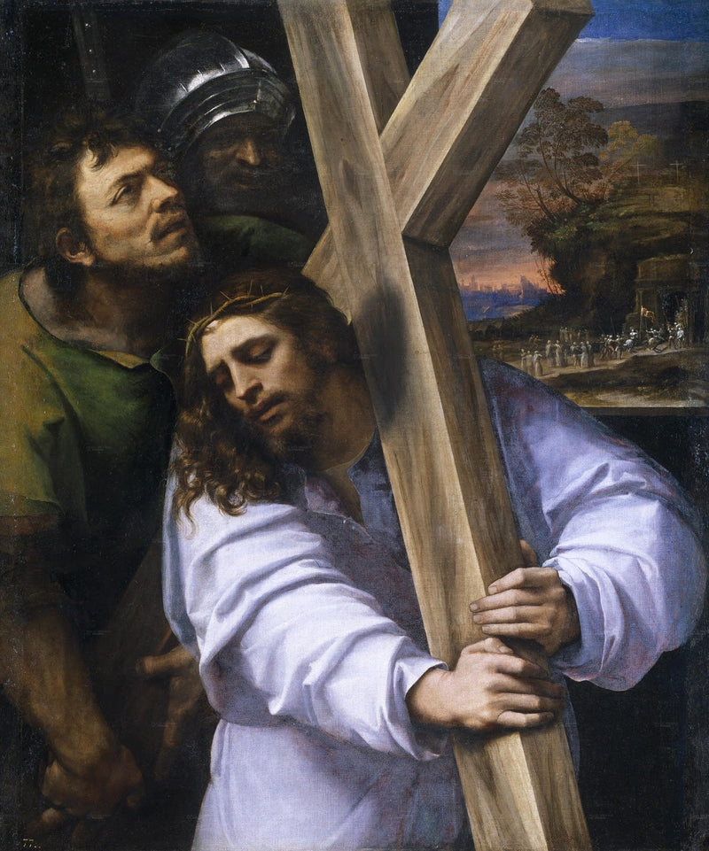 Jesús llevando la Cruz - Sebastiano del Piombo