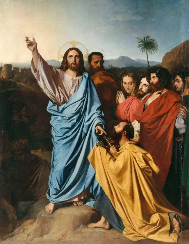 Jesús entregando las llaves del Paraíso a san Pedro - Jean-Auguste-Dominique Ingres