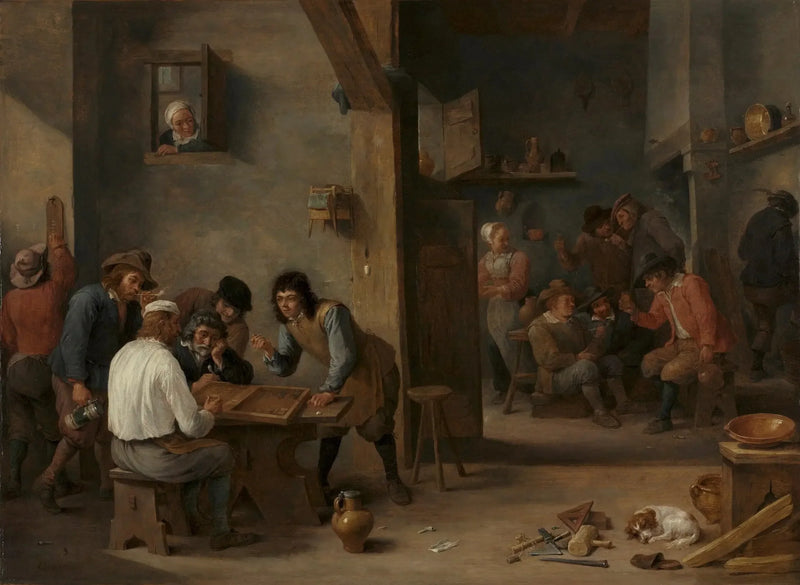 Juego de backgammon - David Teniers el Joven