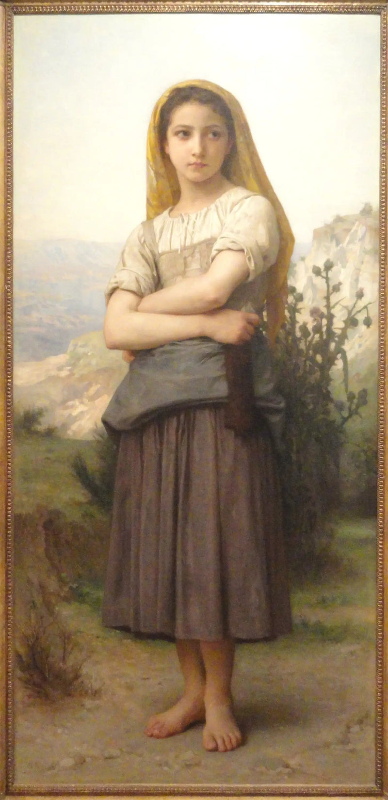 Joven pastora - Bouguereau