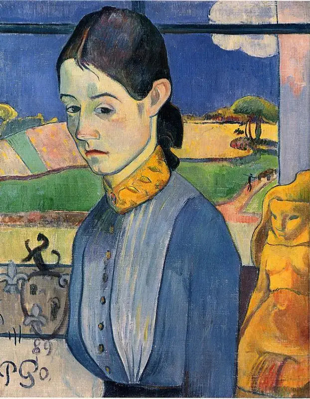 Joven Bretona - Paul Gauguin