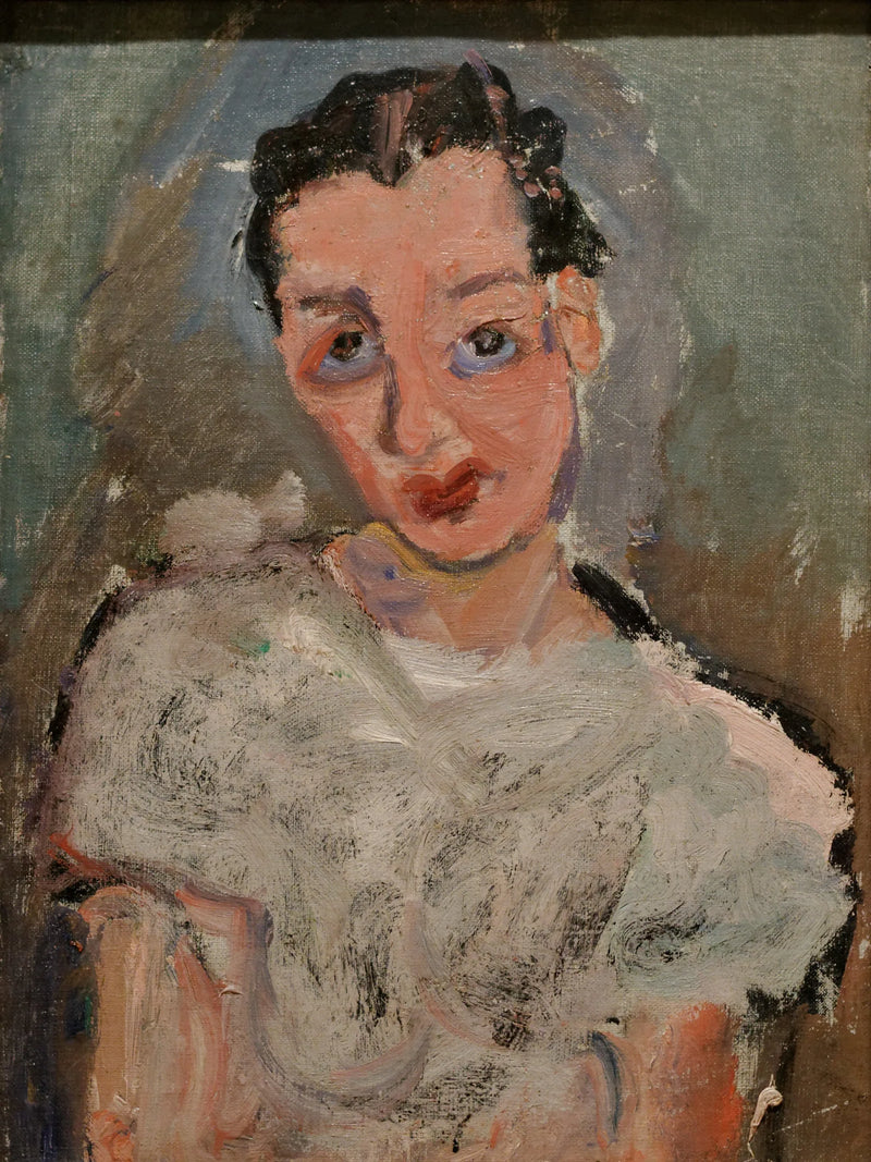 Joven mujer con blusa blanca - Chaim Soutine